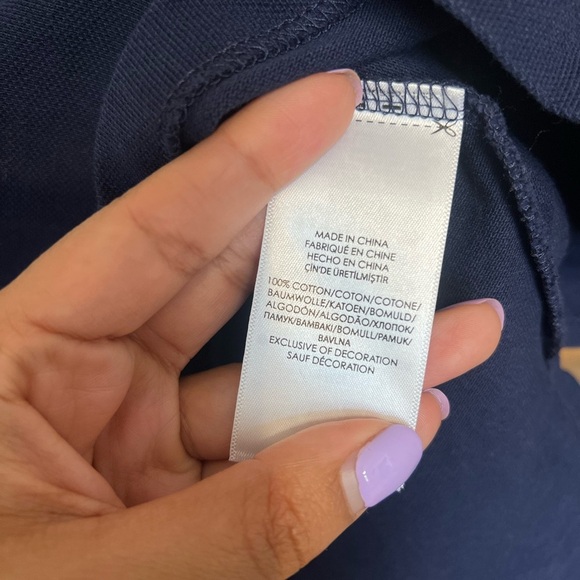 Polo Ralph Lauren unique embroidered polo collars shirt size M (10-12) kids - Picture 9 of 9